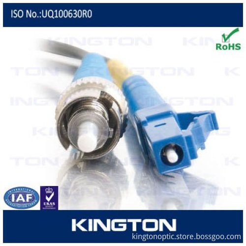 Multimode duplex optical fiber ST ST patch cord